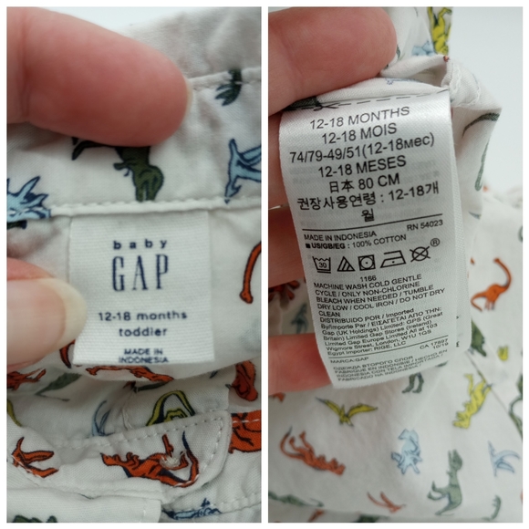 Baby GAP 12-18 Month Toddler Top & Bottom Bundle - Picture 6 of 7
